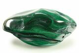 Banded Polished Malachite Specimen - DR Congo #273909-1